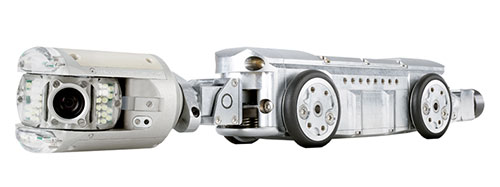 Vídeo inspección de tuberías con cámara de televisión robotizada CCTV